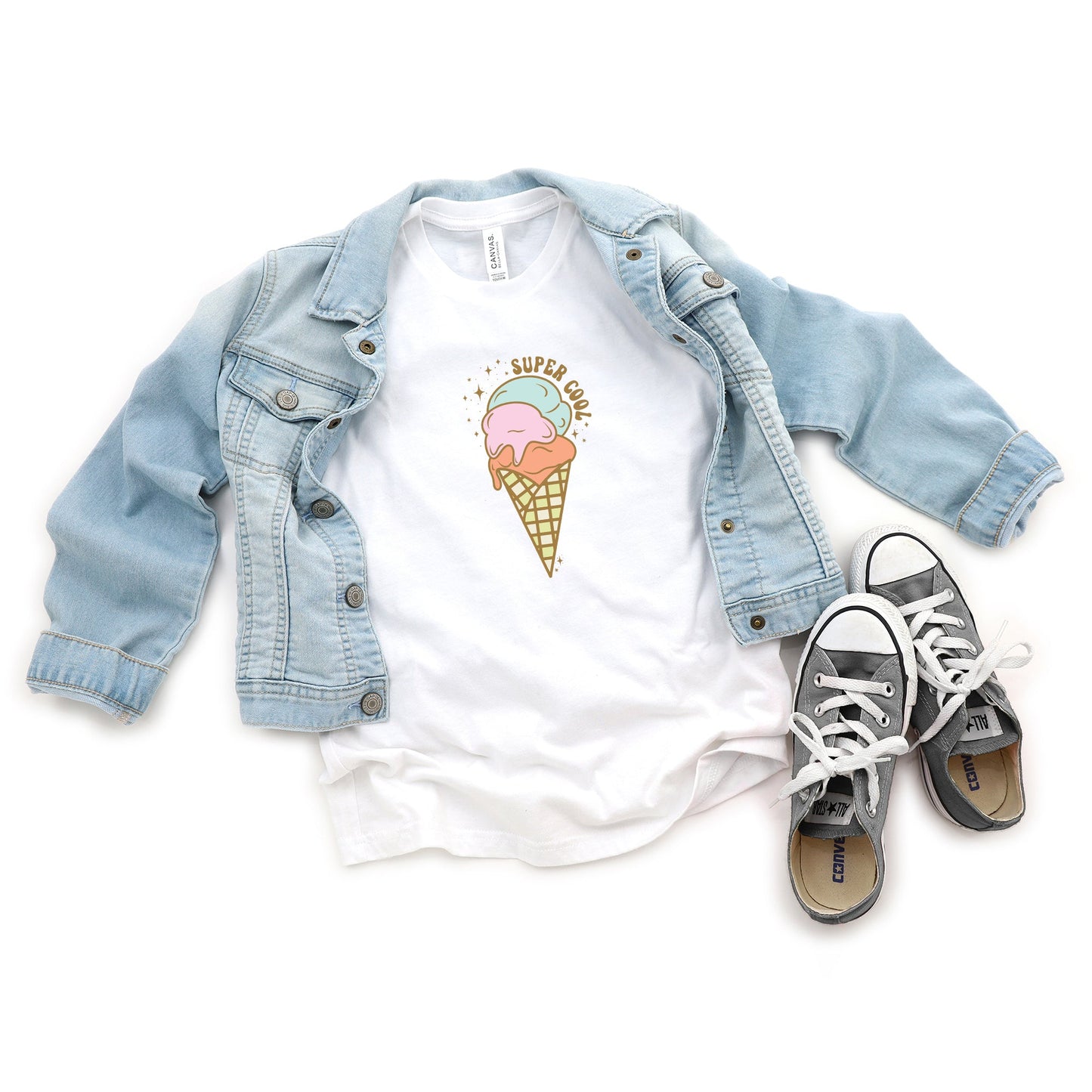 Super Cool Ice Cream | Youth Short Sleeve Crew Neck