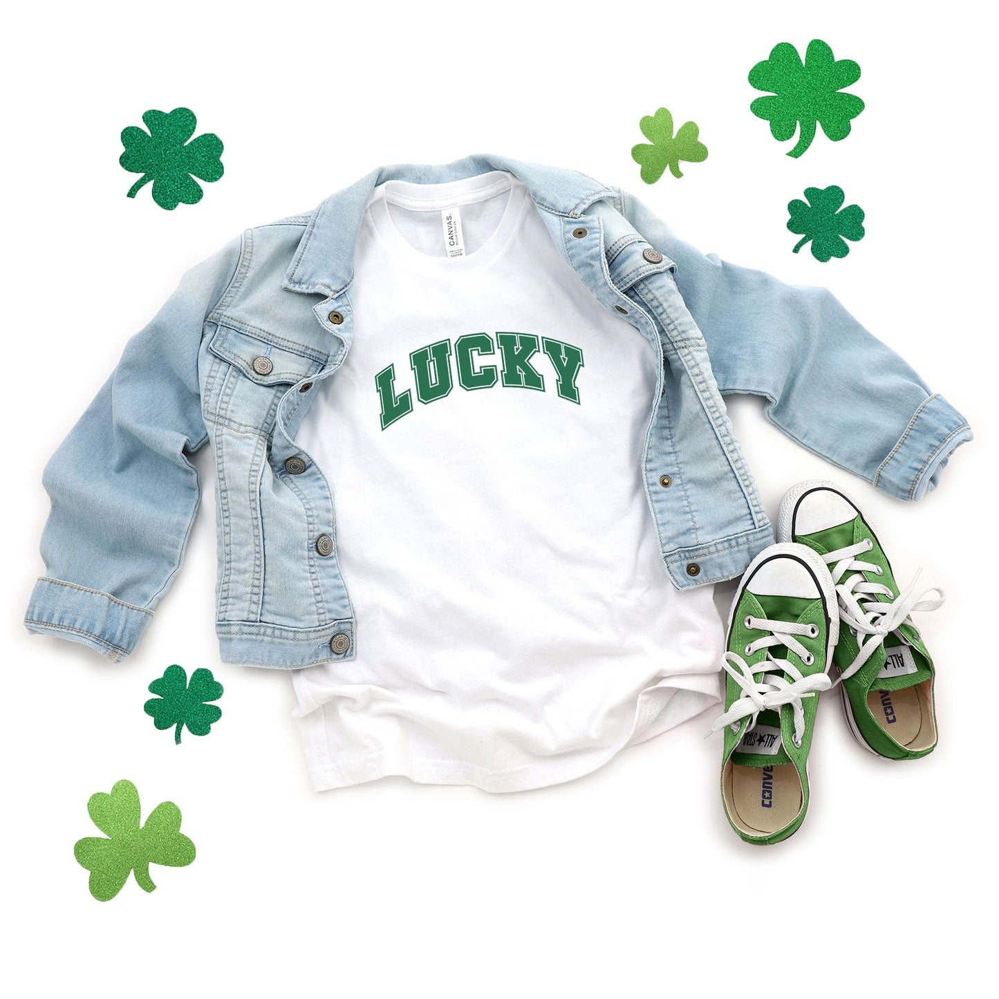 Lucky Varsity | Youth Short Sleeve Crew Neck