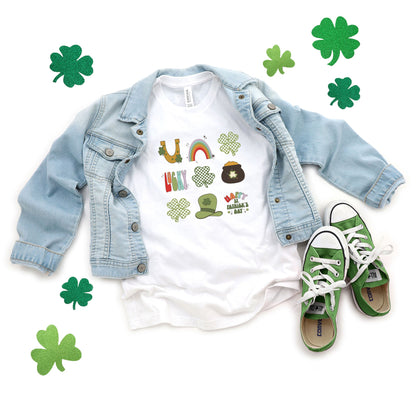 St. Patty's Icons Chart | Youth Short Sleeve Crew Neck