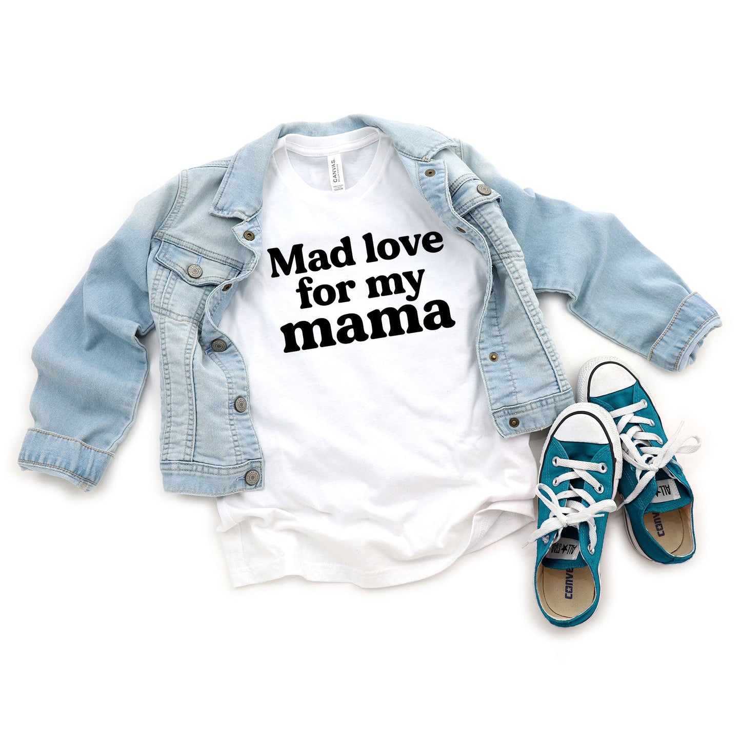 Mad Love For My Mama | Youth Short Sleeve Crew Neck