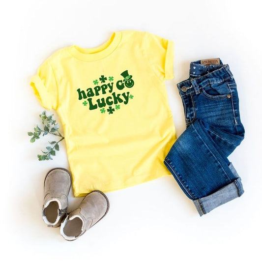 Happy Go Lucky Clovers | Toddler Short Sleeve Crew Neck