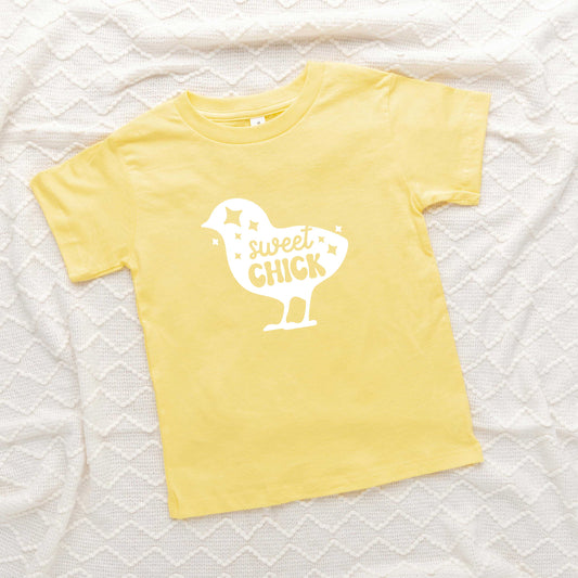 Sweet Chick Chick | Toddler Short Sleeve Crew Neck