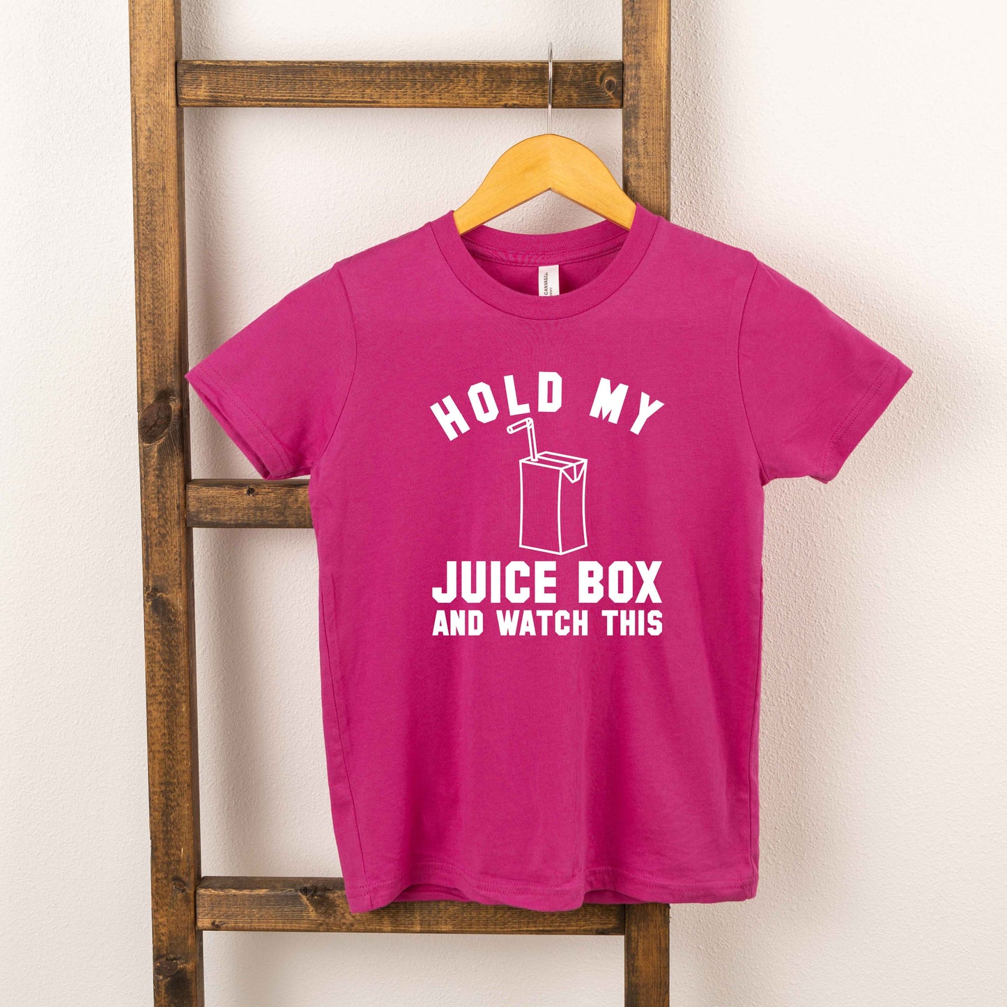 Hold My Juice Box | Youth Short Sleeve Crew Neck