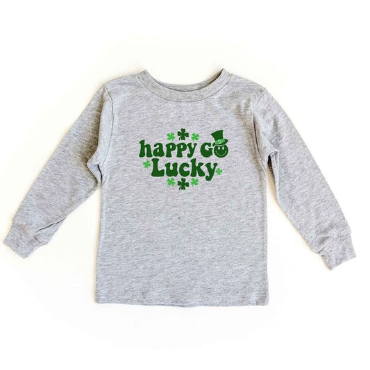 Happy Go Lucky Clovers | Youth Long Sleeve Tee