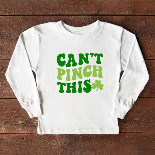 Can't Pinch This Shamrock | Toddler Long Sleeve Tee